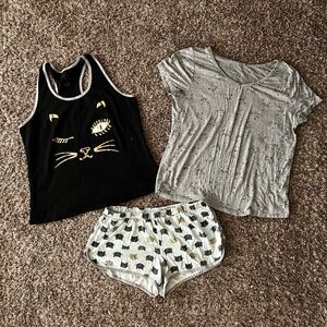 Cat Pajama Set (3 piece)